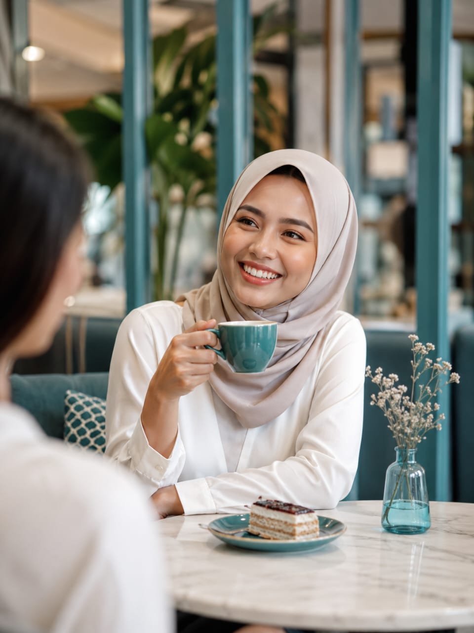 Patient smiling confidently after treatment